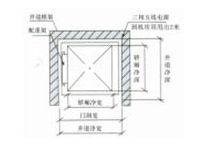 济南餐厅电梯土建标准图